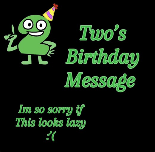 Happy Birthday Celebration for Two in BFDI