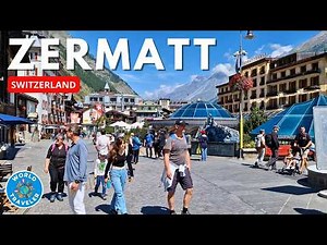 Zermatt 4K Walking Tour | Exploring the Stunning Swiss Alps in August 2024