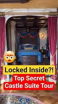 😱🏰Locked Inside Cinderella's Castle Suite?! A Disney Parks Room Tour Of This Top Secret Room