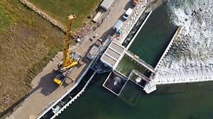 Schachtkraftwerk in der Loisach geht in Betrieb