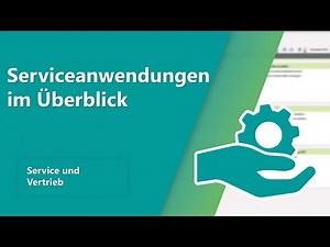 Serviceanwendungen im Überblick