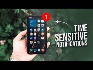 How to Disable Time Sensitive Notifications on iPhone