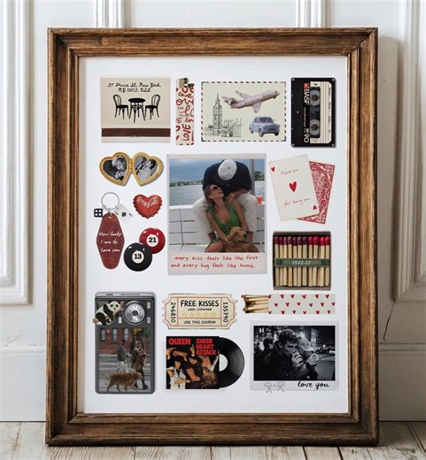 4 Editable Matchbook Templates | 4 Custom Couple Matchbox Poster | Anniversary Matchbook Wall Art | DIY Canva Matchbox Art Print - Etsy