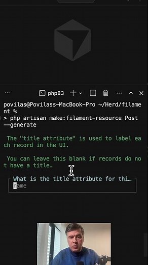 Laravel AdminPanel in 59 Seconds with Filament #laravel #filamentphp