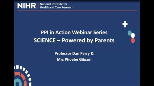 PPI in Action Webinar: SCIENCE - Powered by Parents | Dan Perry