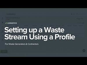 Effortless Waste Stream Setup with Livegistics