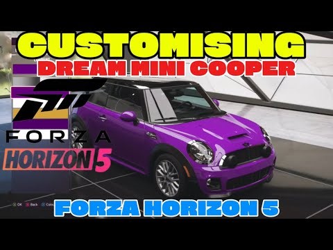 Customizing My Mini Cooper in Forza to Match My Dream IRL Build!