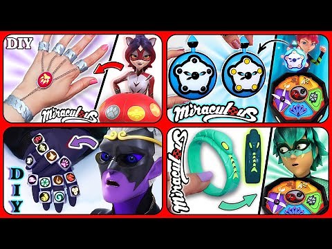 DIY Tutorial NEW Miraculouses Ladybug COMPILATION | Make TIGER | SNAKE | RABBIT and MONARCH RINGS