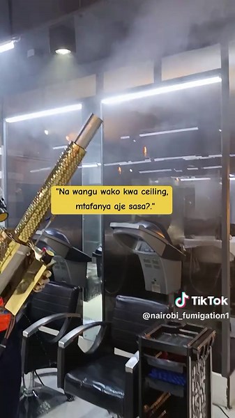 Our fogging treatment is checking them out, permanently. Consider this their final, all-expenses-paid wellness journey to that great kitchen wall in the sky. Need fogging services? Call 0757749043 for consultation and scheduling. We're Tailored To Your Specific Needs. #nairobifumigators #pesteradication #pestcontrolservice #fyp #pestcontroller