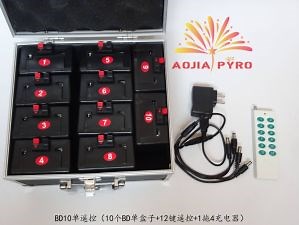 [Hot Item] Bd12 12cues Hot Sale Pyrotechnics Wireless Controller Transmitter 2023new Style Hot Remote Control Stage fountain Fireworks Firing System