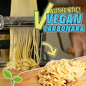 24K views · 213 reactions | Making A Delicious Plant-Based CARBONARA 朗 | Sauce Stache | Facebook