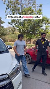 Pandya Saheb aka Superstar Malhar spotted coming to a media office in Ahmedabad as he kick starts promotions for his film “All The Best Pandya” | FilmyFox