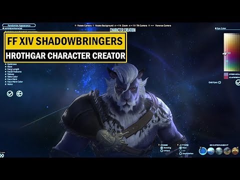 Final Fantasy XIV: Shadowbringer - Hrothgar Character Creation