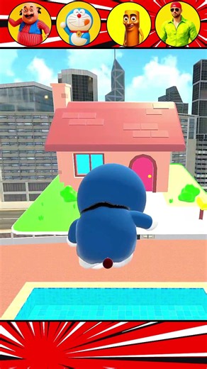Which character🦸can jump from Jack's roof to Shinchain house in one jump🦘 #shorts