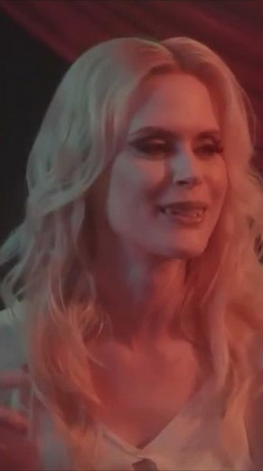 A cute drunk female vampire