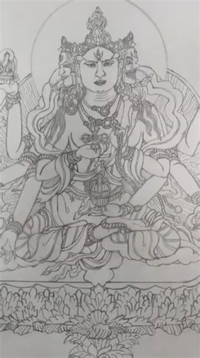 Drawing the Usnisa Vijaya Dharani | Nam Huynh | Ksitigarbha Bodhisattva Community #KenhNhanQuaLua...