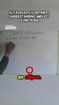 Explicit vs Implicit Functions Explained! | Understanding When Y Is Not Isolated