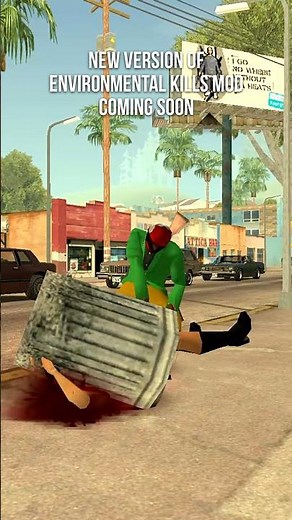 GTA San Andreas Environmental Kills Mod #gta #gtasa #gtasanandreas