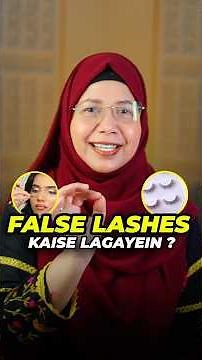 How to Apply Fake Eyelashes #ytshorts #shorts #makeup #shortsindia #shorts