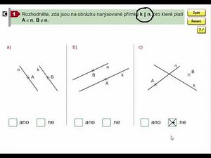 Rovnoběžky, Geometrie pro 4.ročník, str. 13, cv. 1