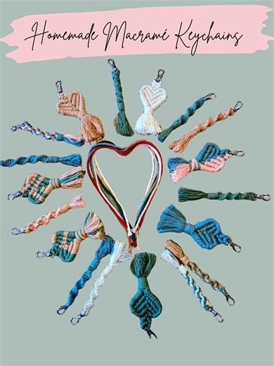 Custom Macrame Key Chains