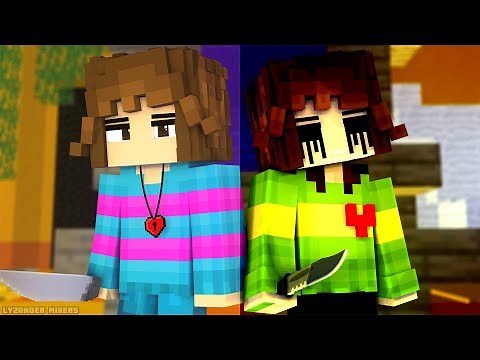 "SHATTERED" - An Undertale Minecraft Music Video | Frisk vs. Chara | "WHY WE LOSE" Finale