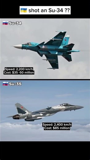 Su-34 vs Su-35 | Russian Jets Face-Off!
