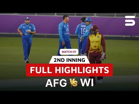 2nd Innings Highlights | Afghanistan vs West Indies | 1st T20I MATCH | 3213