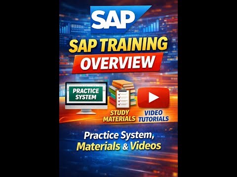 SAP Training Overview: Practice System, Materials & Videos#sap #yt #shorts #short #viral #trending