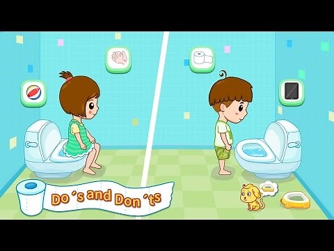 Baby Panda HD | Toilet Training - Baby's Potty | Kids Babybus.