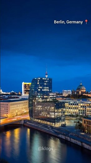 Berlin Skyscraper at Night #travel