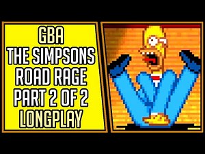 The Simpsons Road Rage (100%+Bonus) | GBA | Part 2 of 2 | Longplay | Walkthrough #49 [4Kp60]
