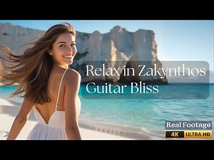 Mediterranean Vibes | Relax Mediterranean Guitar Music & STUNNING Views of Zakynthos
