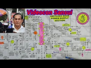 Videocon Sansui PHILIPS Colour tv SMPS Power Supply Circuit Diagram Details