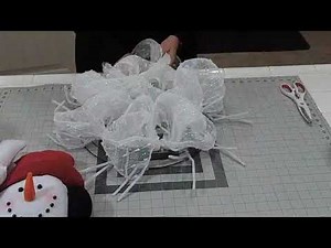 How to Add A Snowman Wreath Attachment to a Winter Wreath Tutorial