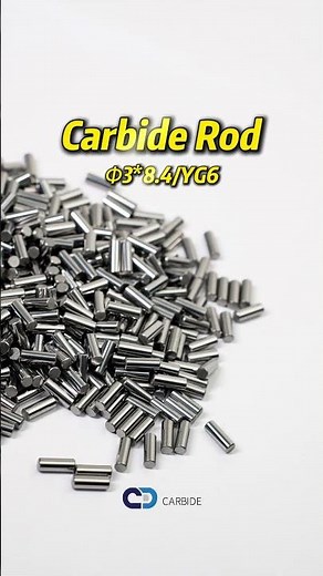 Tungsten Carbide Rod Manufacturer YG6 YG8 Solid Carbide Round Rods CDcarbide #carbide #tungsten