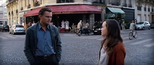 Inception movie (2010)  Leonardo DiCaprio, Joseph Gordon-Levitt, Ellen Page