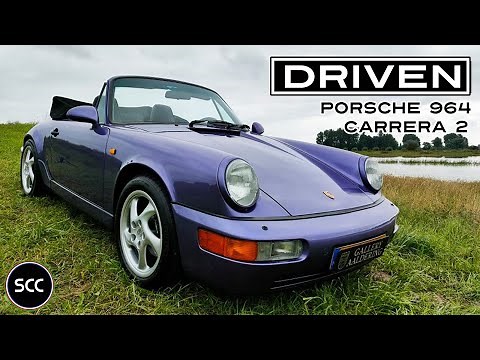 PORSCHE 911 964 CARRERA 2 1990 | 4K | Violet Blue | Drive in top gear with engine sound | SCC TV