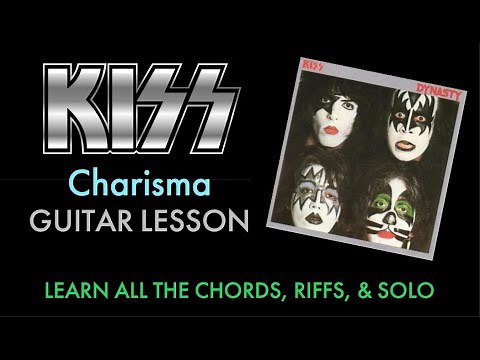 How To Play Charisma Guitar Lesson - Kiss - Chords/Riffs/Solo