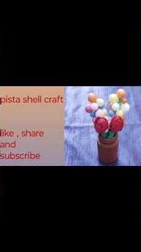 how to make pista shell craft #nidhiartandcraft