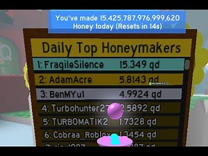 Bee Swarm Simulator: Full Lvl 21 Hive and 15 QUAD honey in 1 day