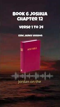 Bible Book 6 Joshua Chapter 12 King James Version Verse 1 To 24