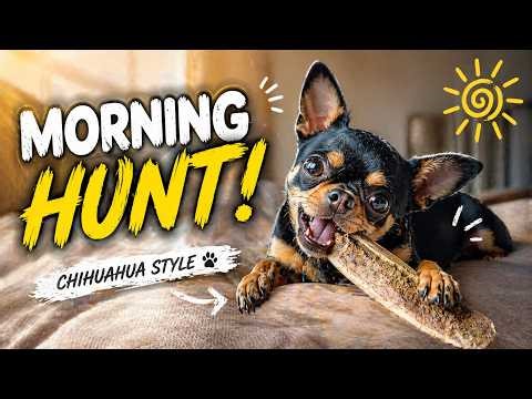 Morning Hunt Gone Wrong 😂 Tiny Chihuahua vs BIG Prey