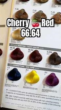 Cherry 🍒 Red Hair color | Cherry Red color #cherryred #cherrycolor #hair #pinkhaircolor #ytshorts
