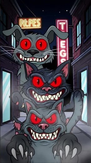 "Haunted Cats and Dogs | Creepy Cartoon Horror Short"