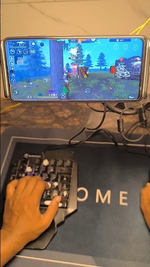 How to play free fire with keyboard mouse in mobile | ⌨️ 🖱📱 full setup without app no activation