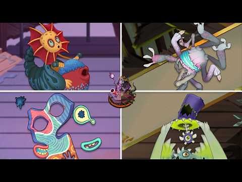 Paironormal Carnival Wave 4 - All Monster Sounds & Animations (My Singing Monsters)