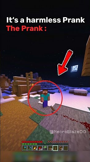 It's Just a "Harmless" Minecraft Prank... 💀😂