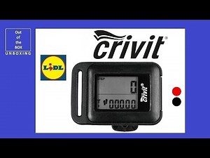 SHORT Presentation CRIVIT PRO Pedometer with 3D sensor UNBOXING (Lidl