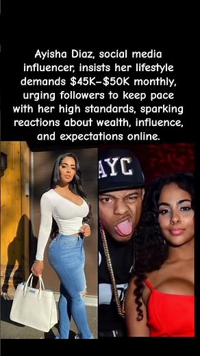 Ayisha Diaz Sets $50K Monthly Lifestyle Bar. #shorts #viral